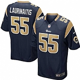 Nike Men & Women & Youth Rams #55 Laurinaitis Navy Team Color Game Jersey,baseball caps,new era cap wholesale,wholesale hats